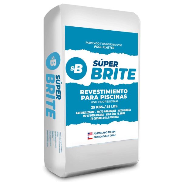 Bolsa de 25kg de revestimiento de cuarzo continuo para piscinas Súper Brite® Ingeprex
