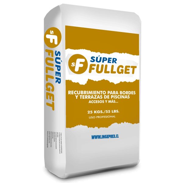 Bolsa de 25kg de revestimiento atérmico y antideslizante para bordes Súper Fullget® Ingeprex