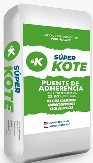 Bolsa de 25kg de puente de adherencia monocomponente y unión mecánica Súper Kote® Ingeprex